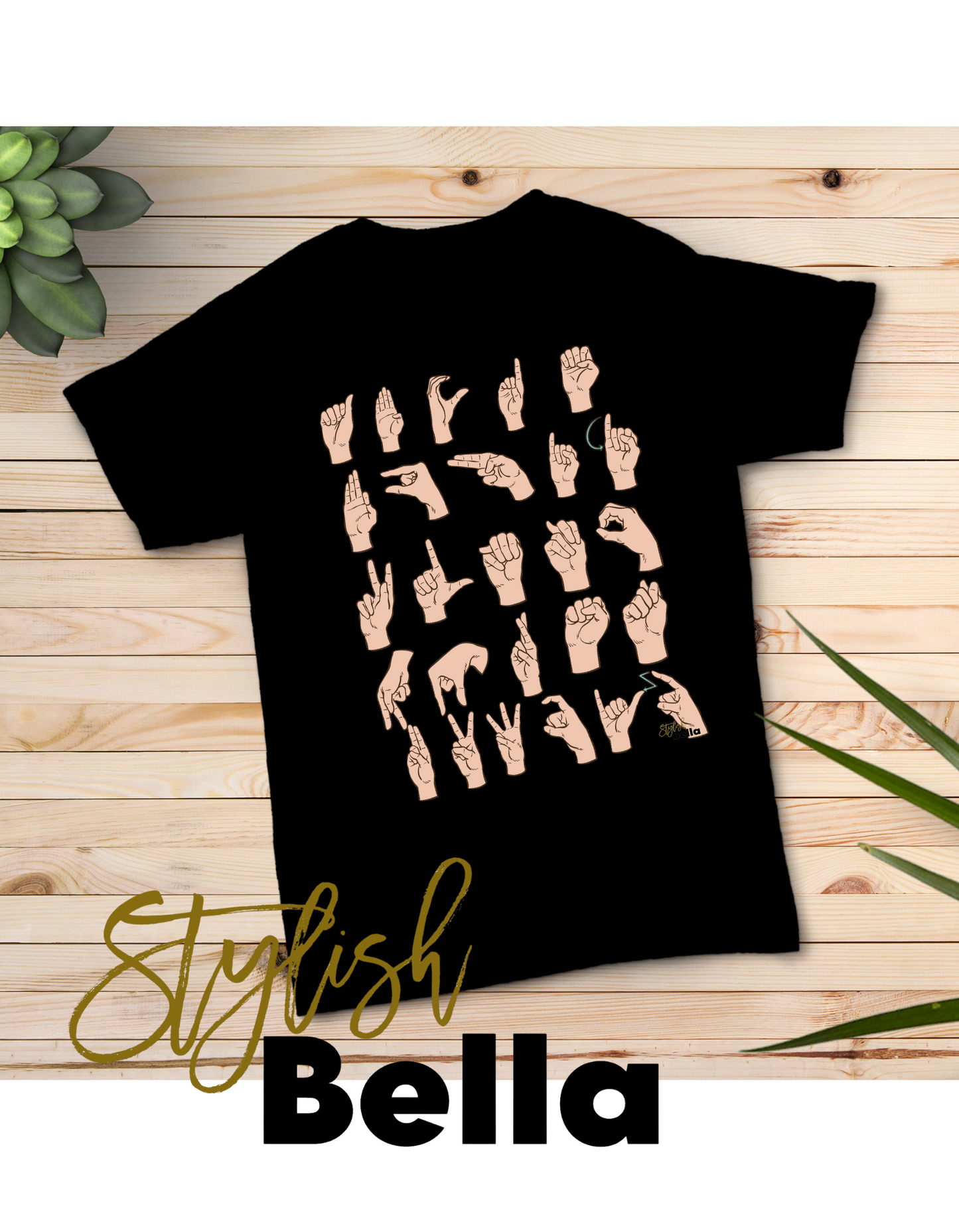 ASL ABCs T shirt