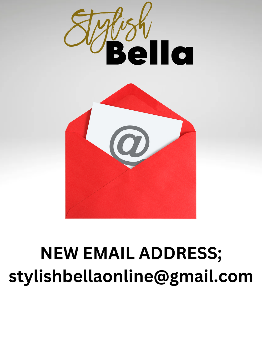 New email address updated!