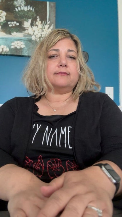 Hi My Name is...ASL first name T shirt