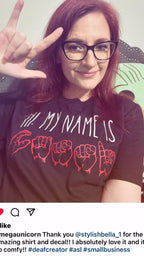 Hi My Name is...ASL first name T shirt