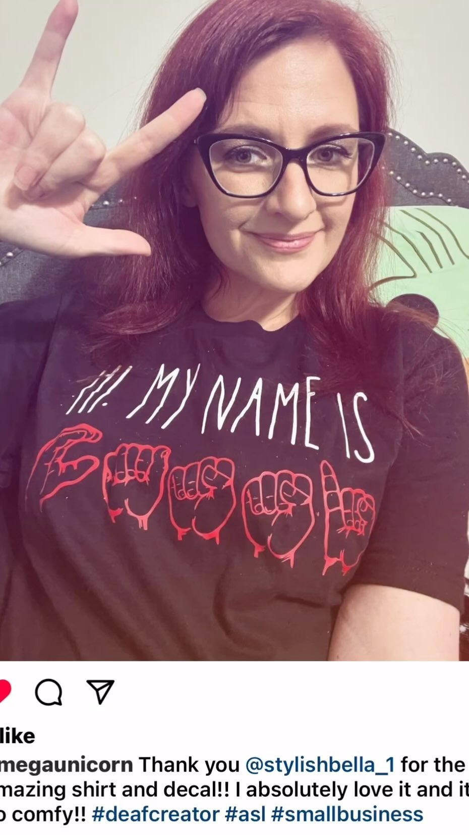 Hi My Name is...ASL first name T shirt