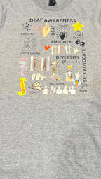 Deaf Awareness T shirt Design by Loree