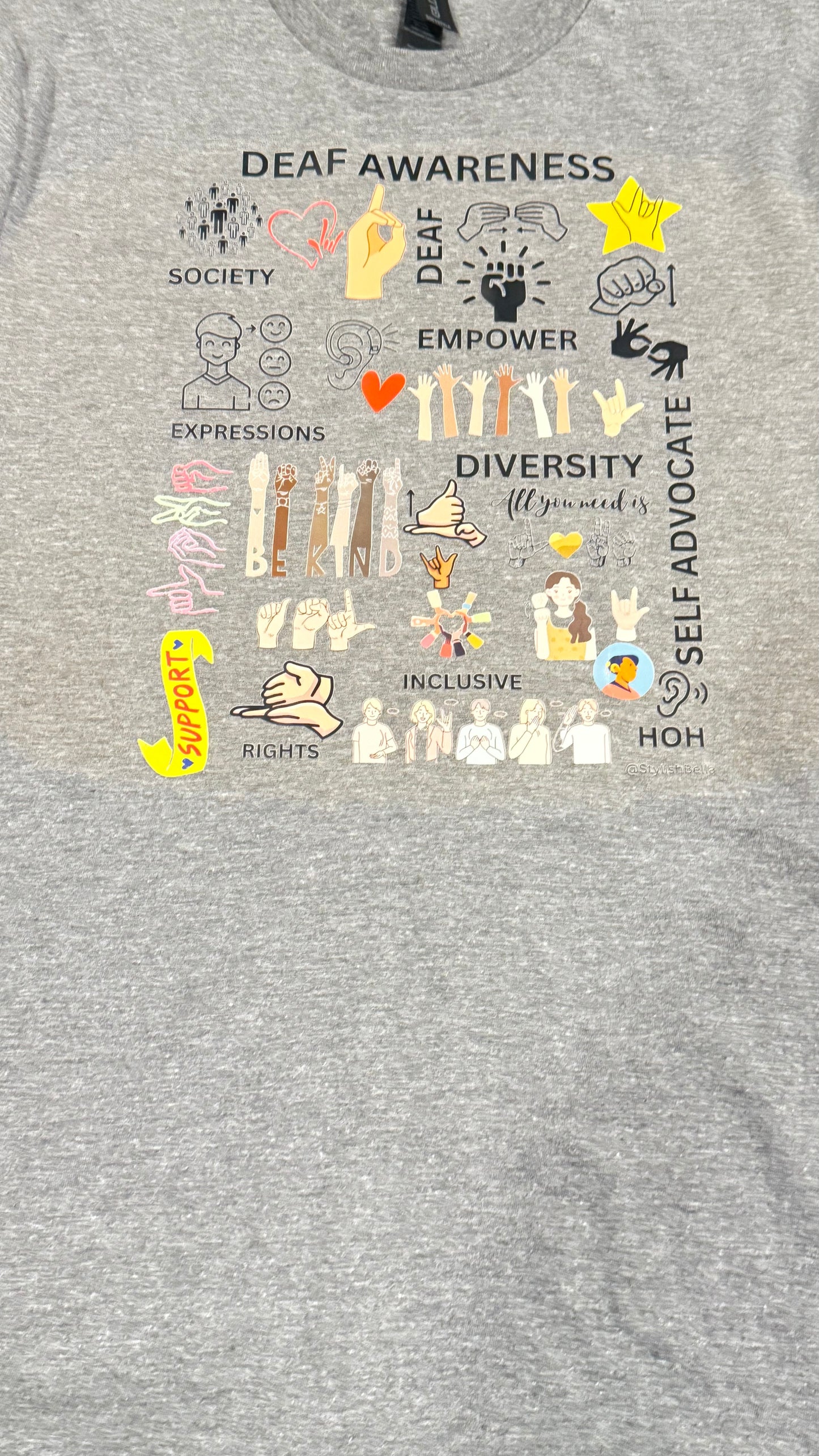 Deaf Awareness T shirt Design by Loree