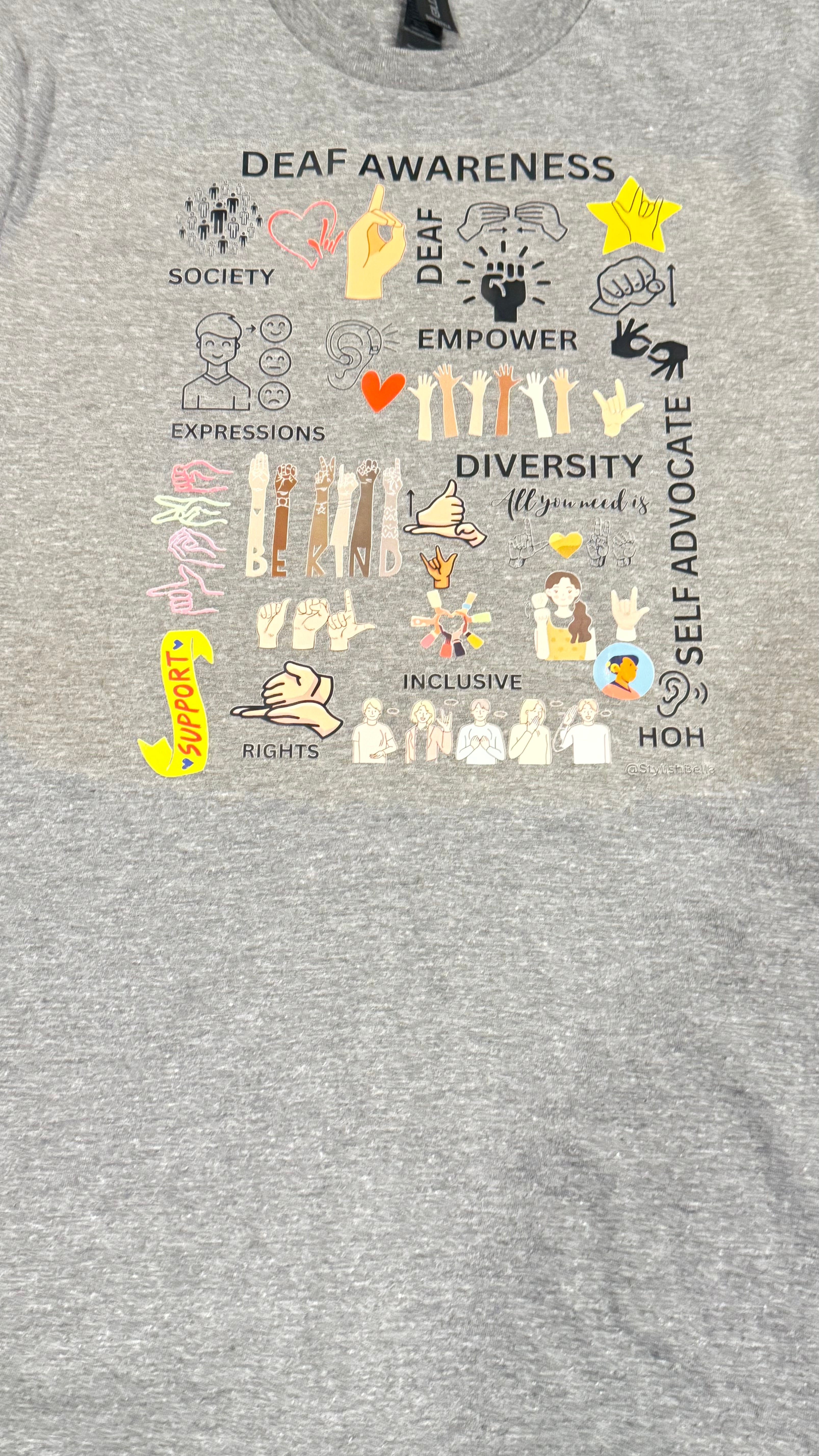 Deaf Awareness T shirt Design by Loree