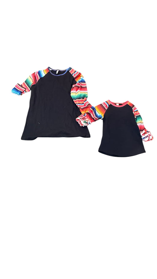 Serape Mommy & Me Ruffle Top