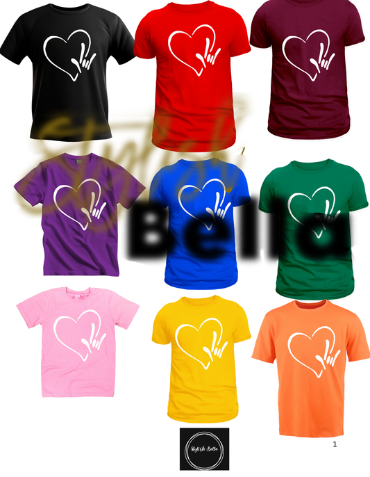 ASL ILY ICON T Shirt